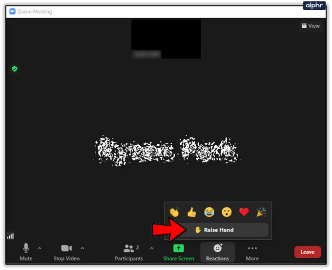 how to raise hand on zoom on laptop