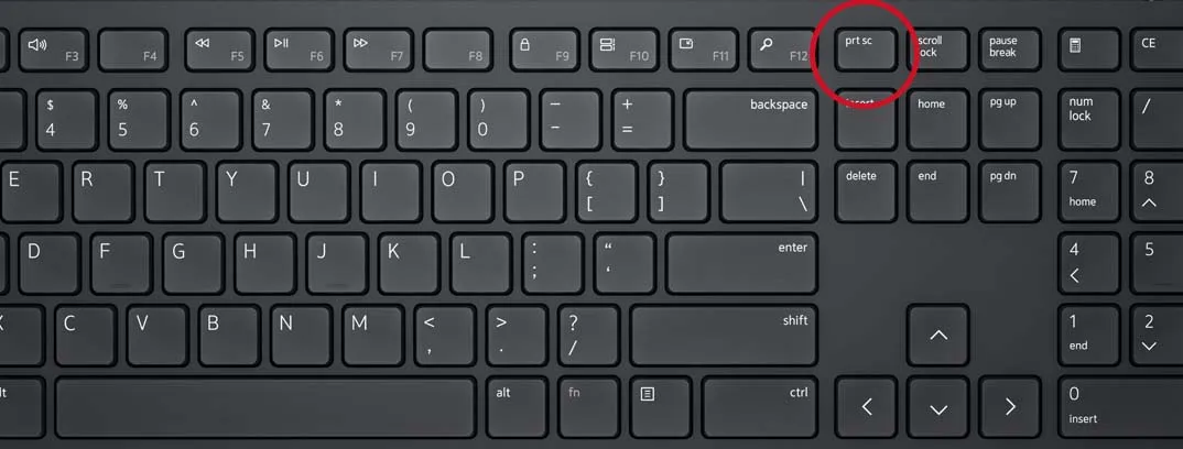 how to screenshot on a dell laptop