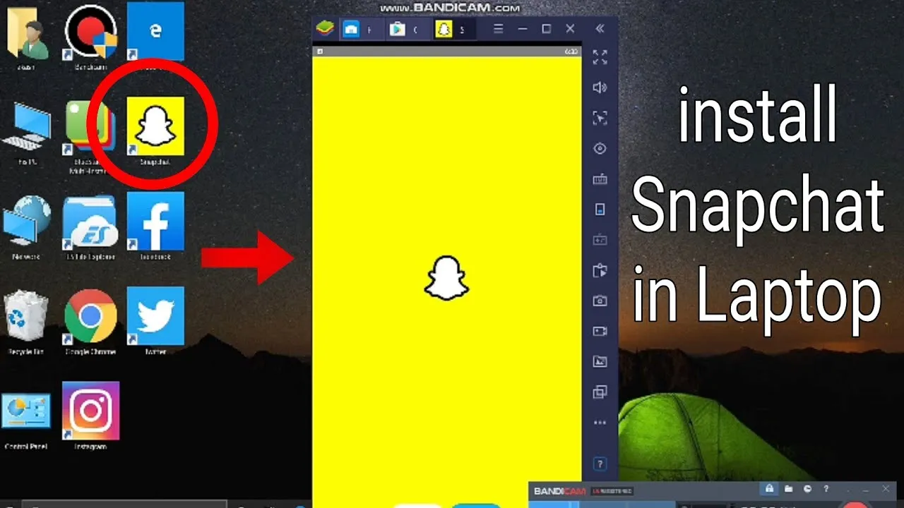 can you get snapchat on a laptop