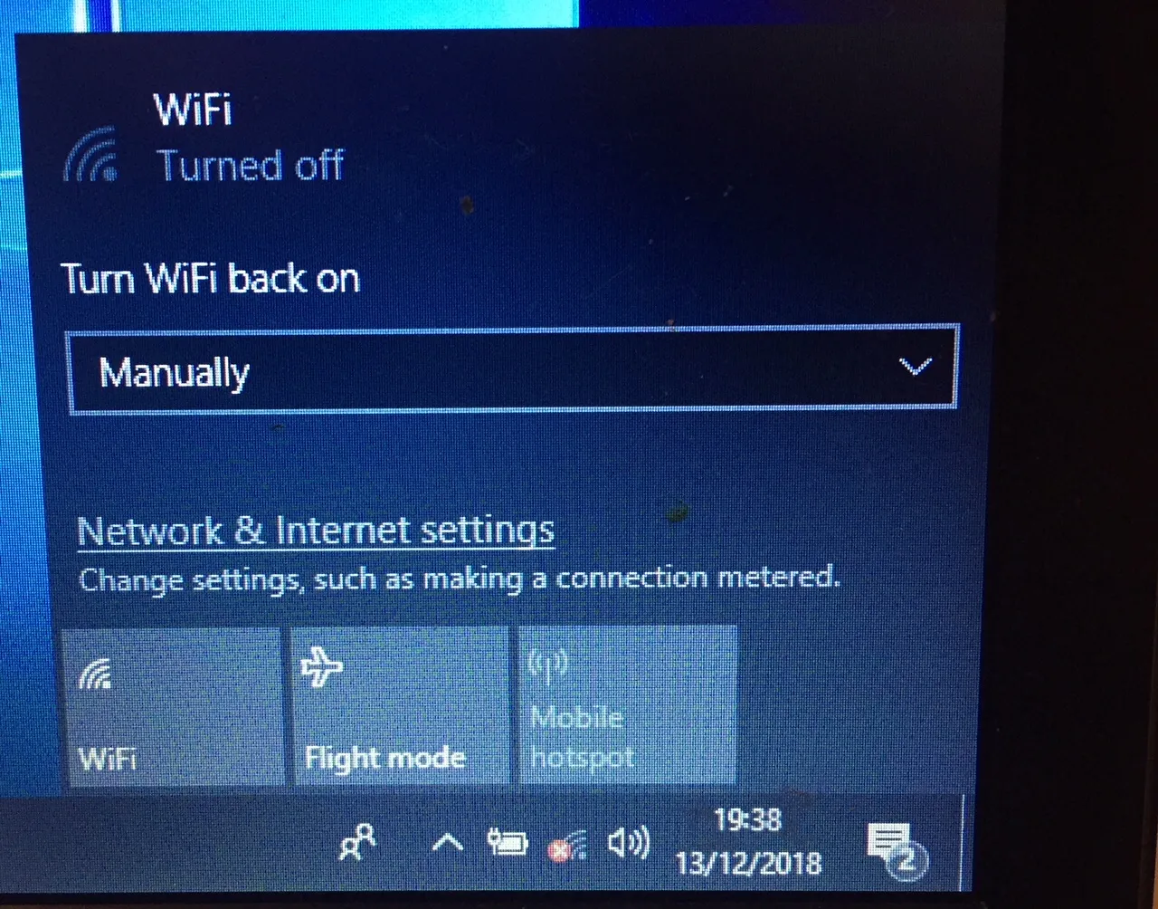 how can i turn on wifi on my laptop