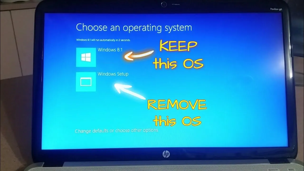 how to delete the os on a laptop