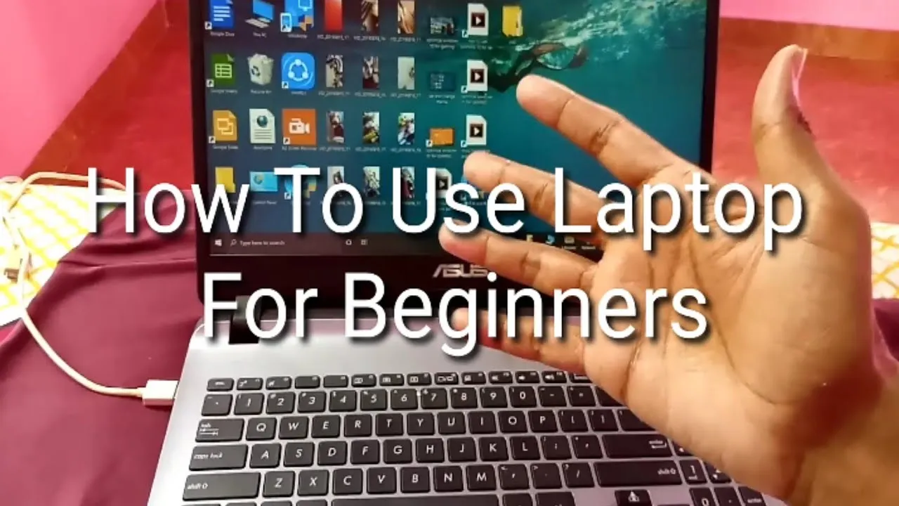 how to operate laptop
